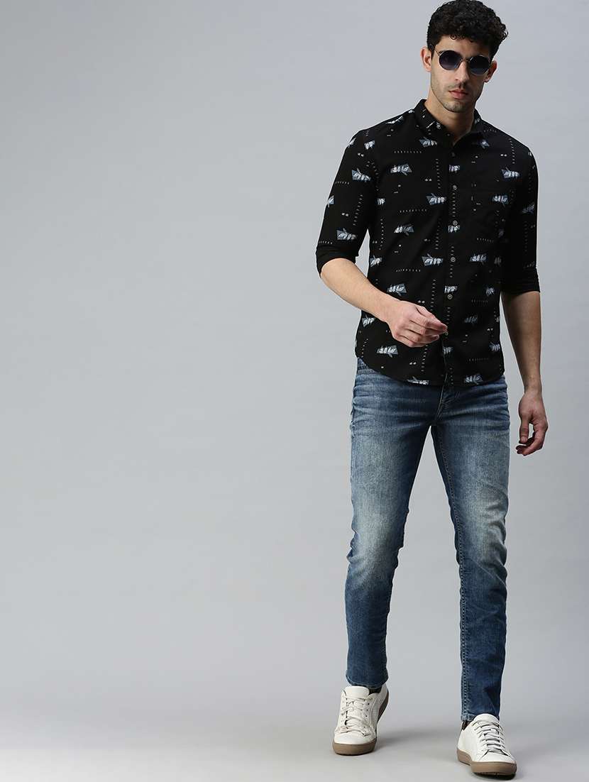 mens printed casual shirt - 18356073 -  Standard Image - 3