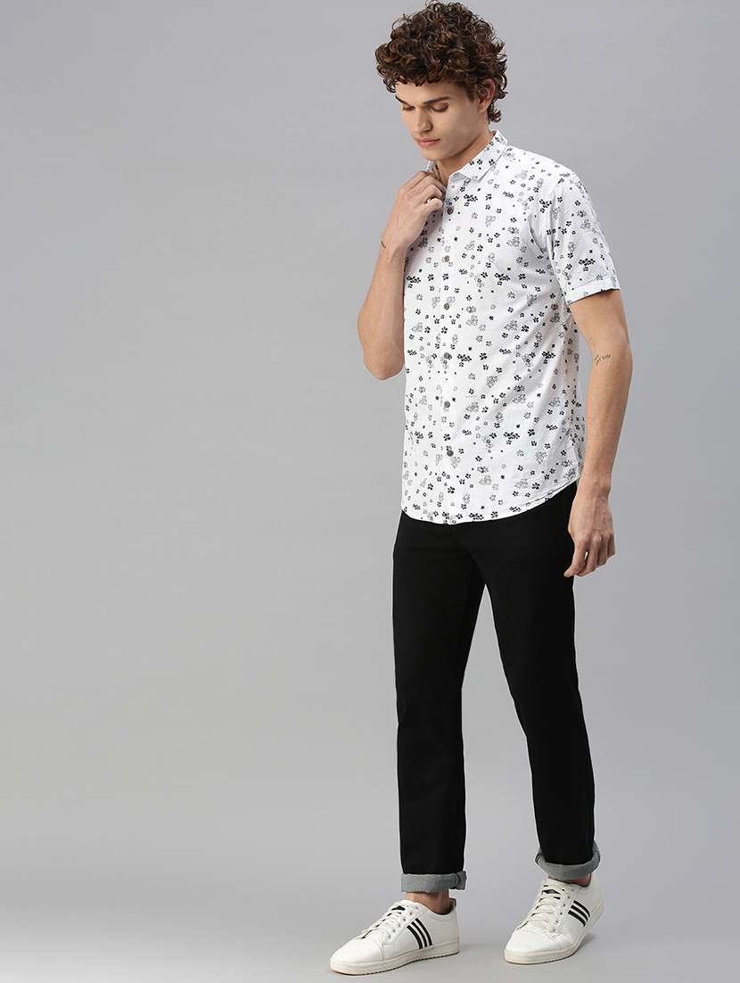 mens florals casual shirt - 18356090 - Standard Image - 3