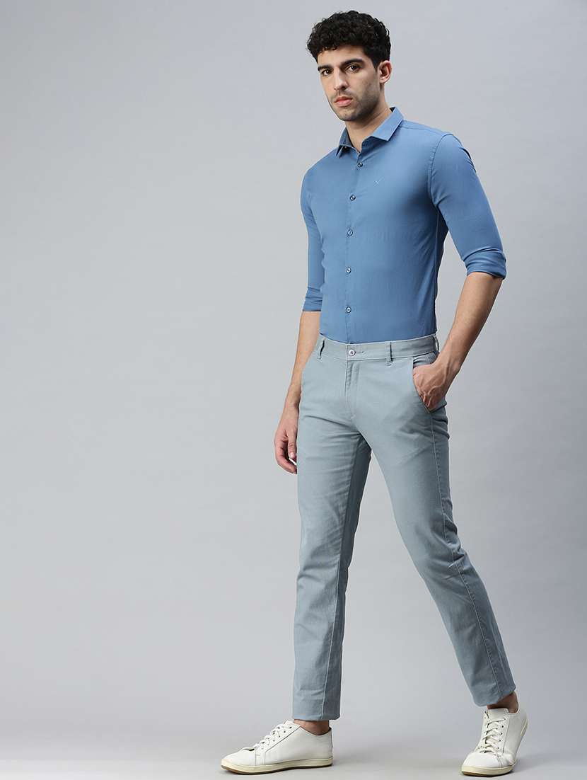 mens solid casual shirt - 18356097 -  Standard Image - 3