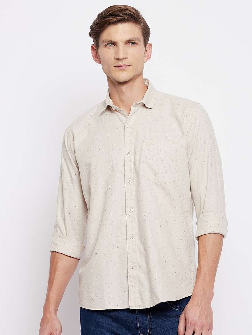yellow printed casual shirt - 18356814 - Zoom Image - 0