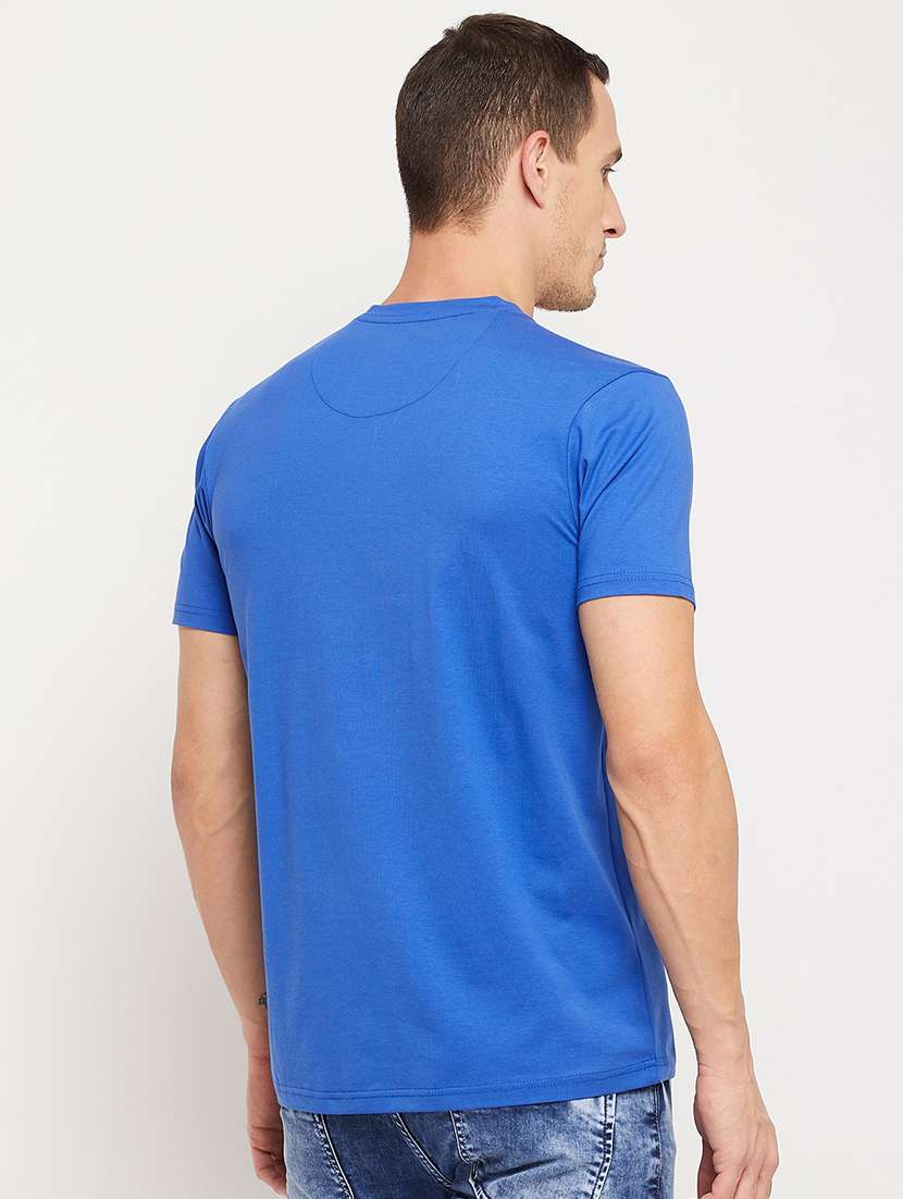 blue front print t-shirt - 18356852 -  Standard Image - 3