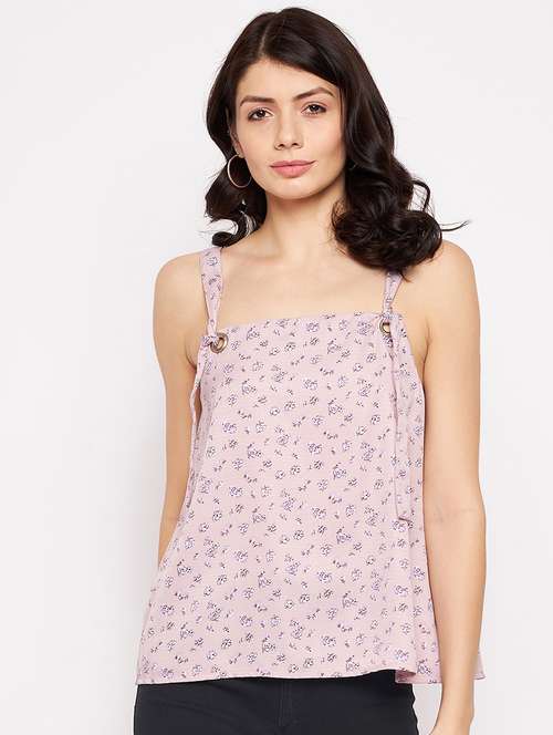 women's straight shoulder strap top - 18359163 - Standard Image - 0