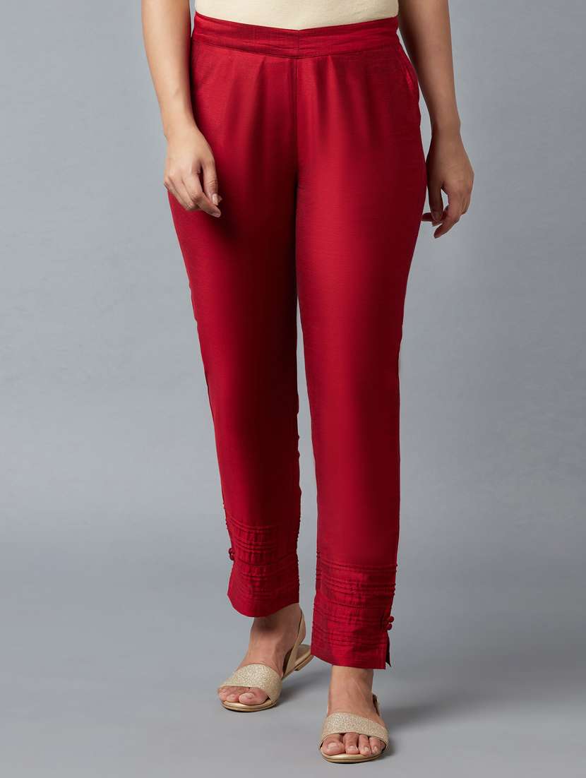 mid rise solid others trouser