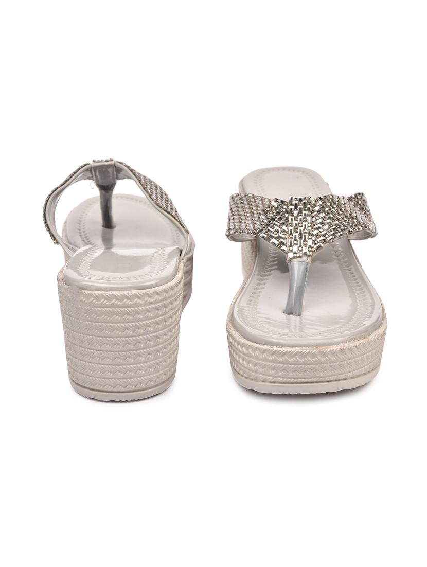 giik's trendy wedges heel for women & girls. - 18359476 - Standard Image - 3