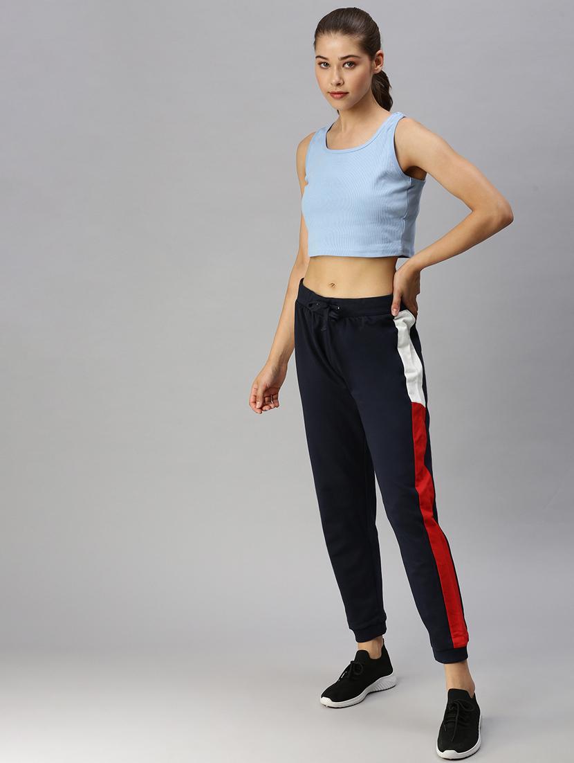 women's crop round neck top - 18360166 - Standard Image - 3