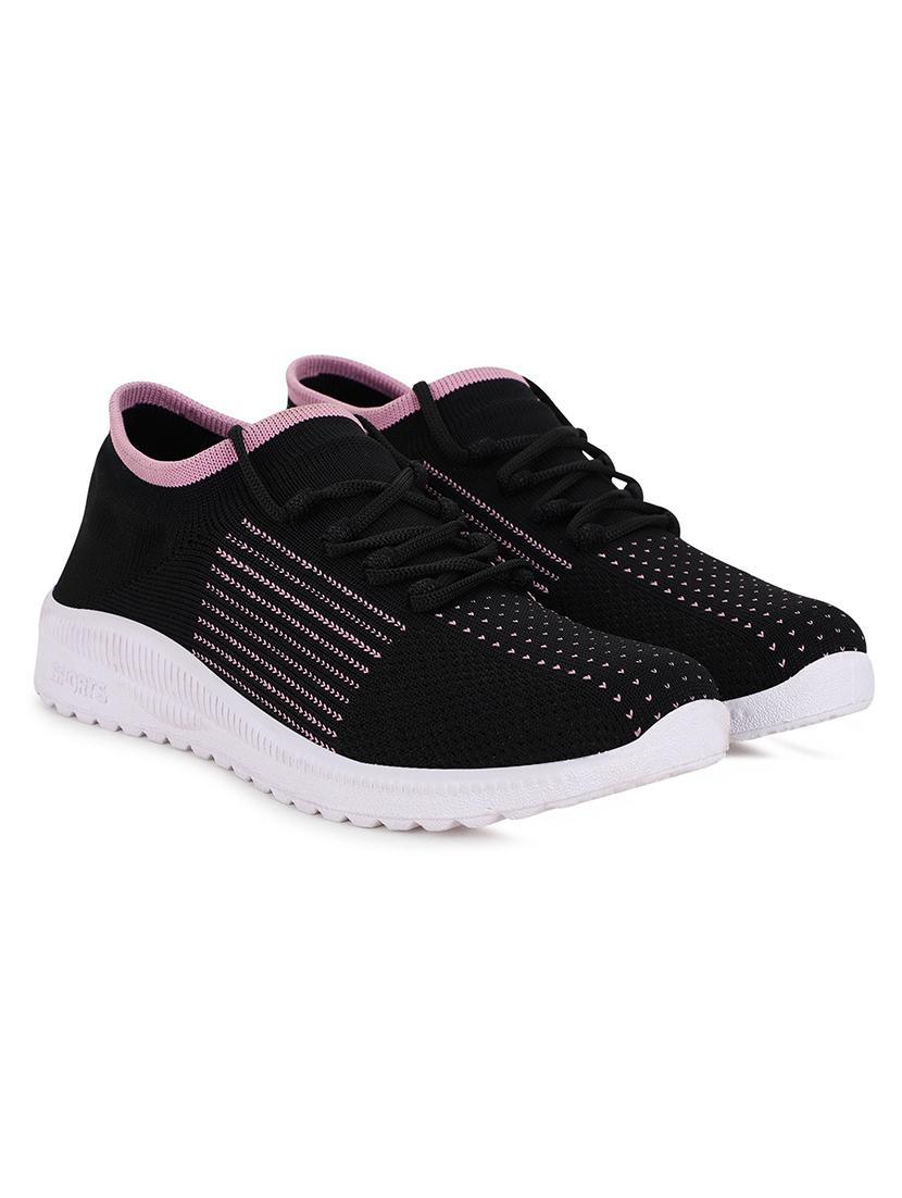 black lace up sports shoe - 18360583 - Zoom Image - 0