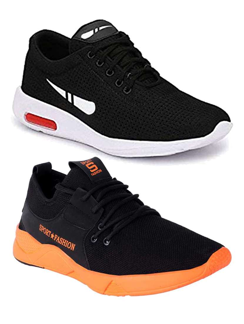pack of 2 lace up sport shoes