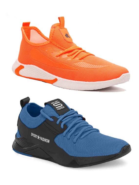 pack of 2 lace up sport shoes