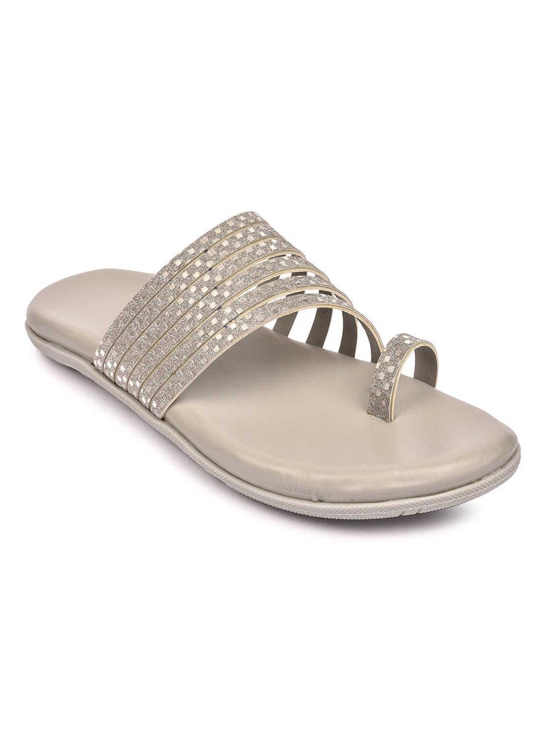 grey synthetic slip on sandals - 18362312 - Zoom Image - 0