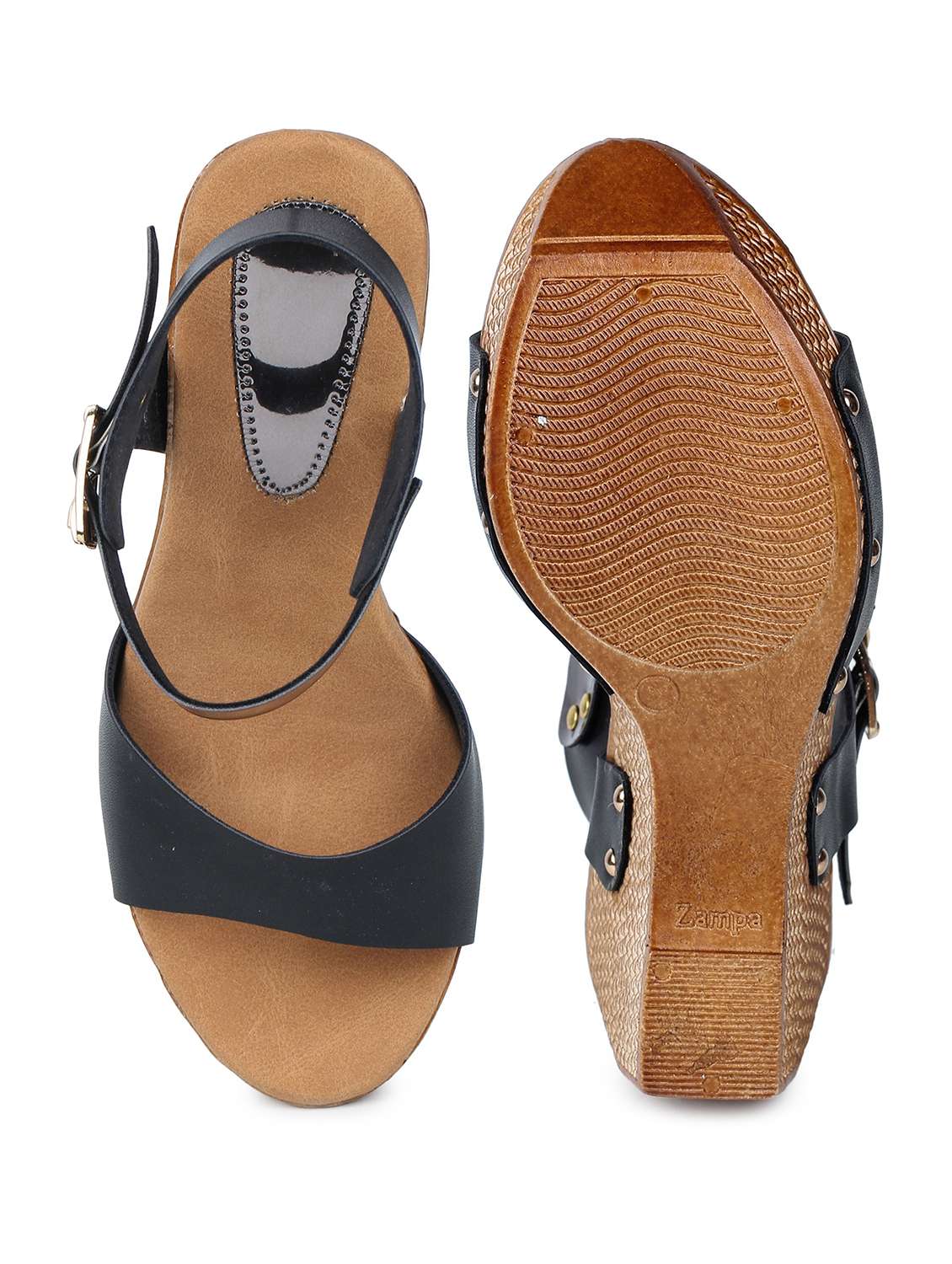 shimari's trendy collections of wedges sandal for women & girls. - 18362421 -  Standard Image - 3