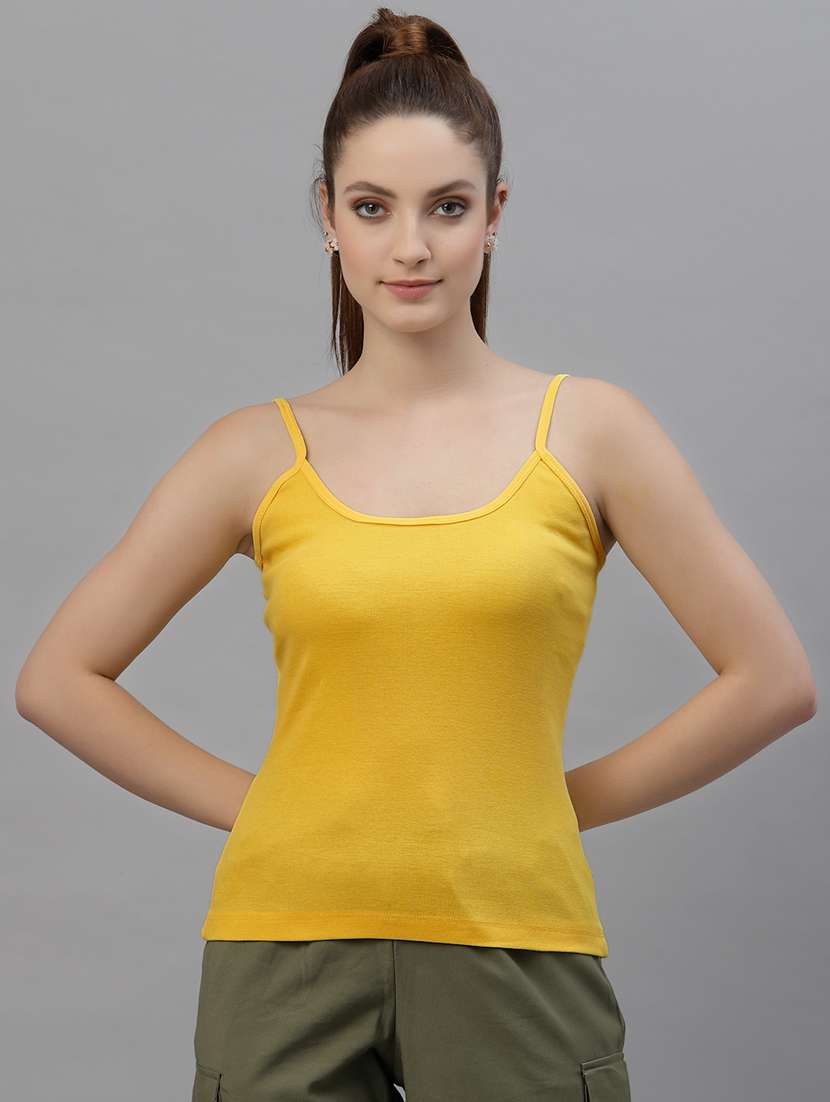 sleeveless solid regular top