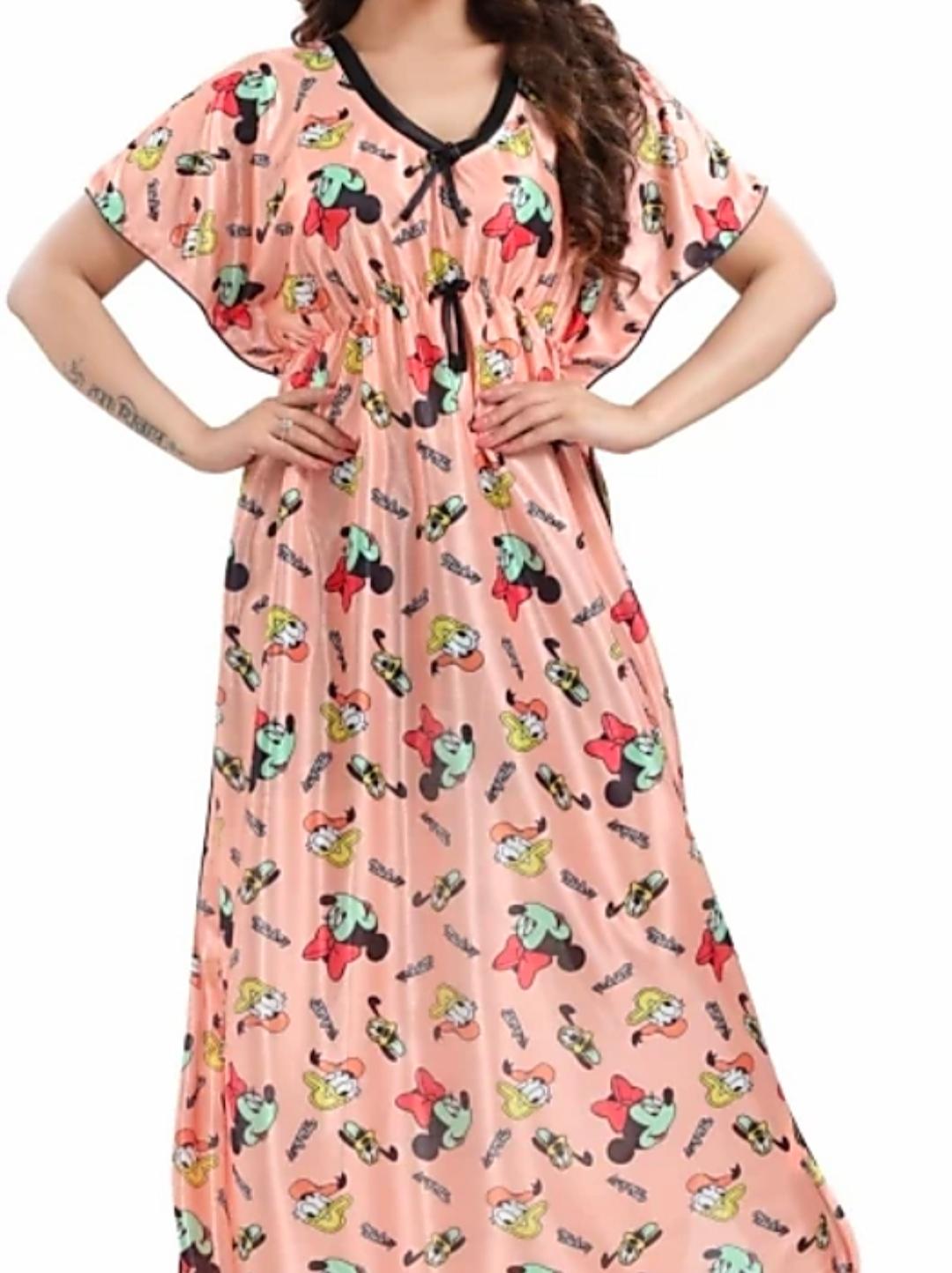 orange cotton nightwear set - 18363439 - Zoom Image - 0