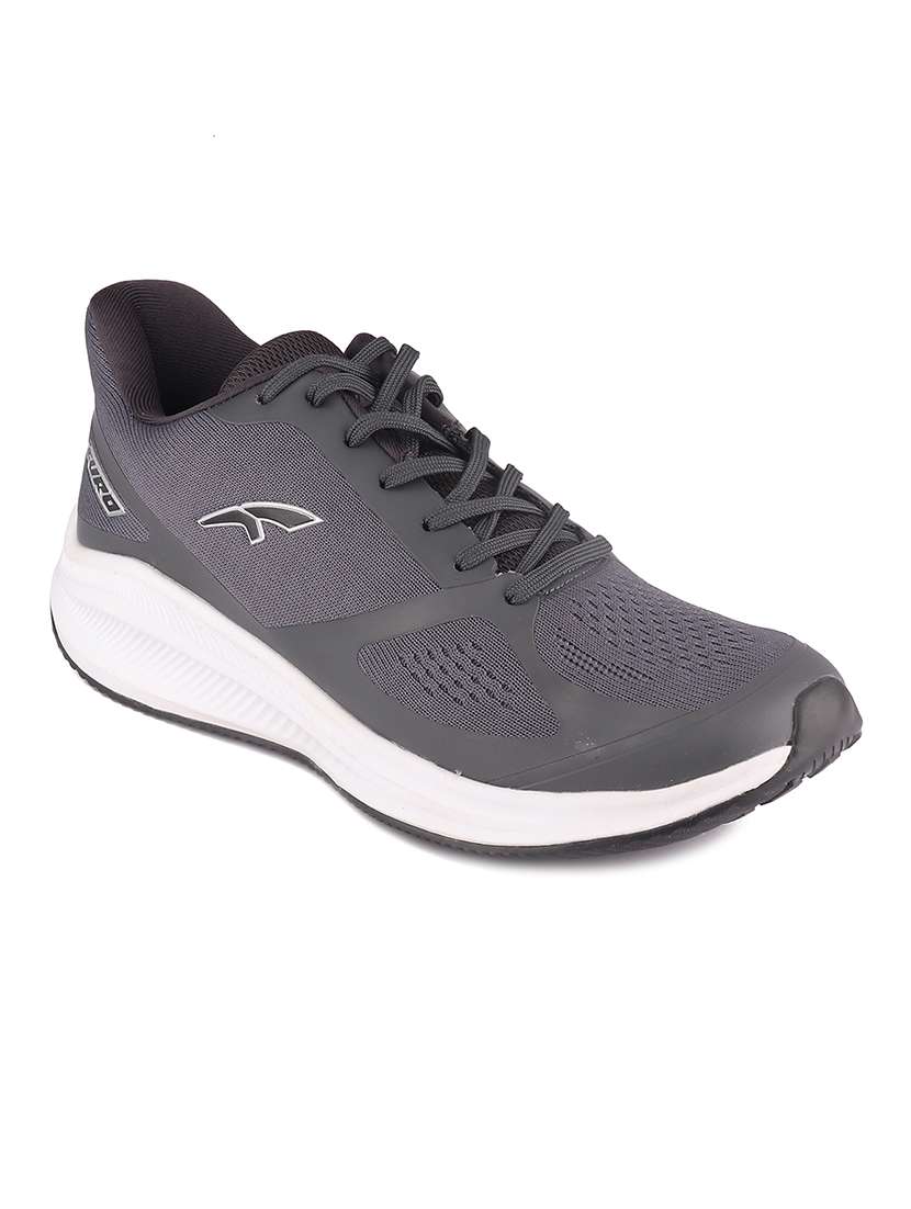 grey  lace up sport shoe