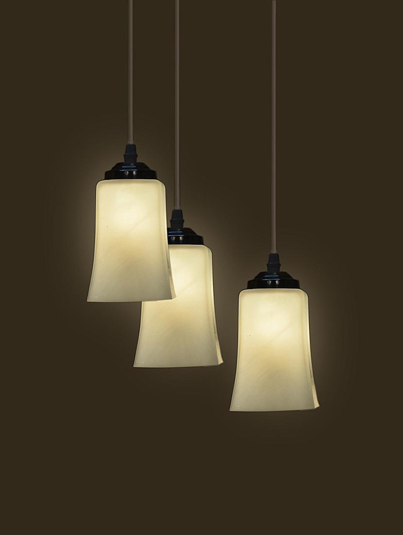 somil new design pendant hanging lamp, colorful glass shade with metal ceiling fitting fixture - 18363802 - Zoom Image - 0