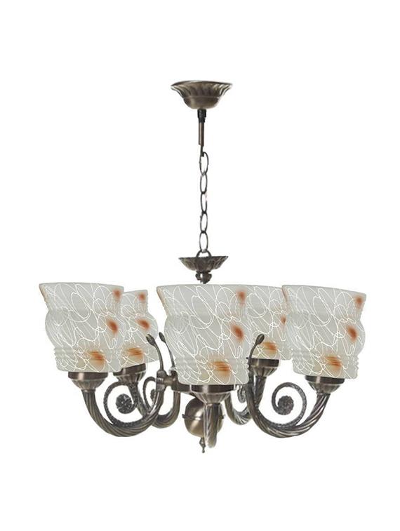 somil chandeliers of five colorful decorative glass shade in metal for roya bright lighting decoration-cx9 - 18364191 - Zoom Image - 0
