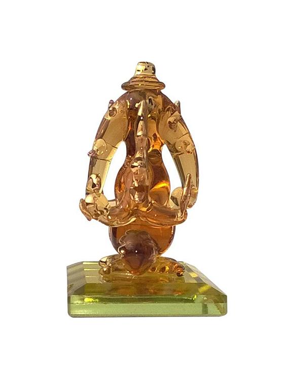 somil blessing dual ganesha crystal - 18364389 - Zoom Image - 0