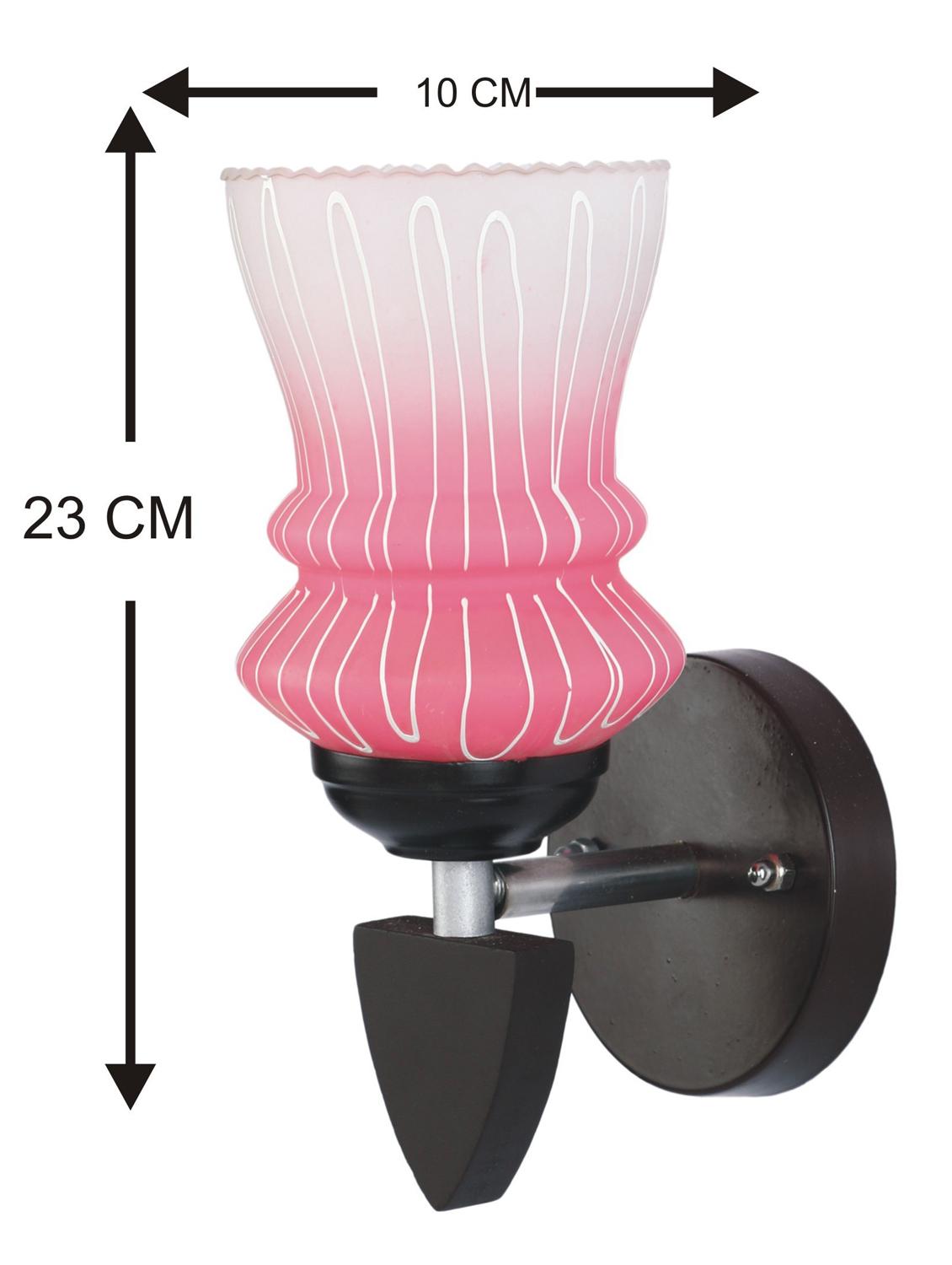 somil designer led sconce glass & wood wall lamp/ light - re046 - 18364987 - Standard Image - 3