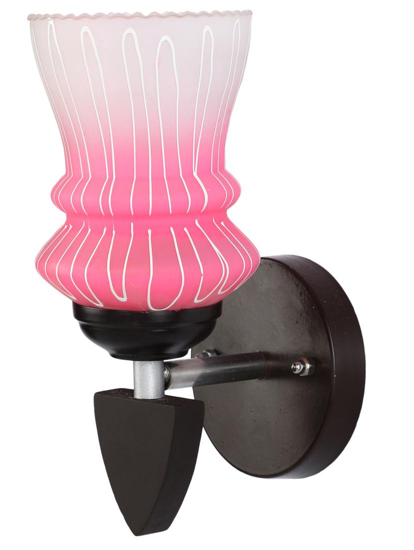 somil led sconce glass & wood wall lamp/light, 7 watt & wall fixture (set of two)-rt55 - 18365009 - Standard Image - 3