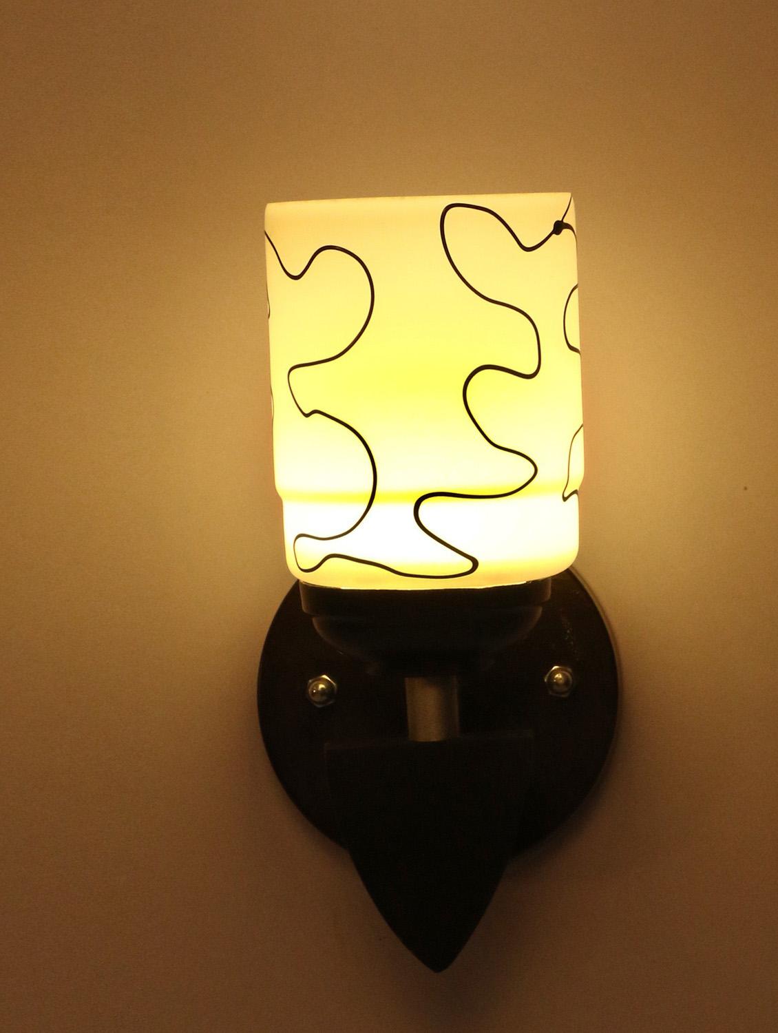 somil decorative wall lamp light glass wall light black - pack of 2 rt42 - 18365181 - Standard Image - 3