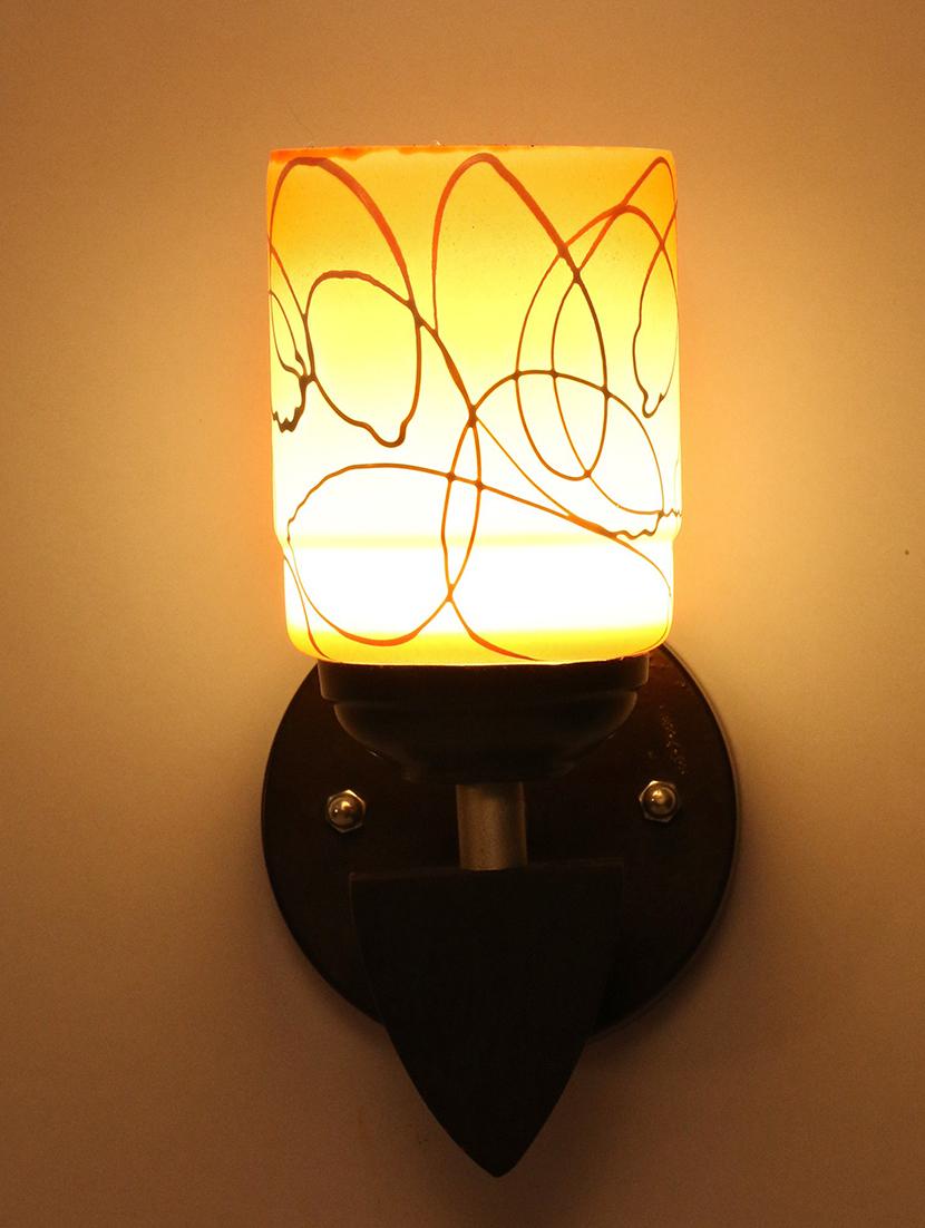 somil decorative wall lamp light glass wall light orange - pack of 4, kt30 - 18365264 -  Zoom Image - 0