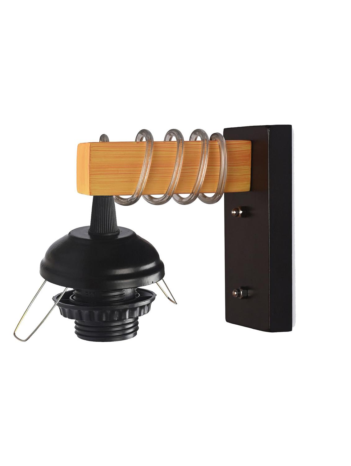 somil modern design colorful wood wall lamp/ light with hand decorated glass shade -y15 - 18365427 - Standard Image - 3