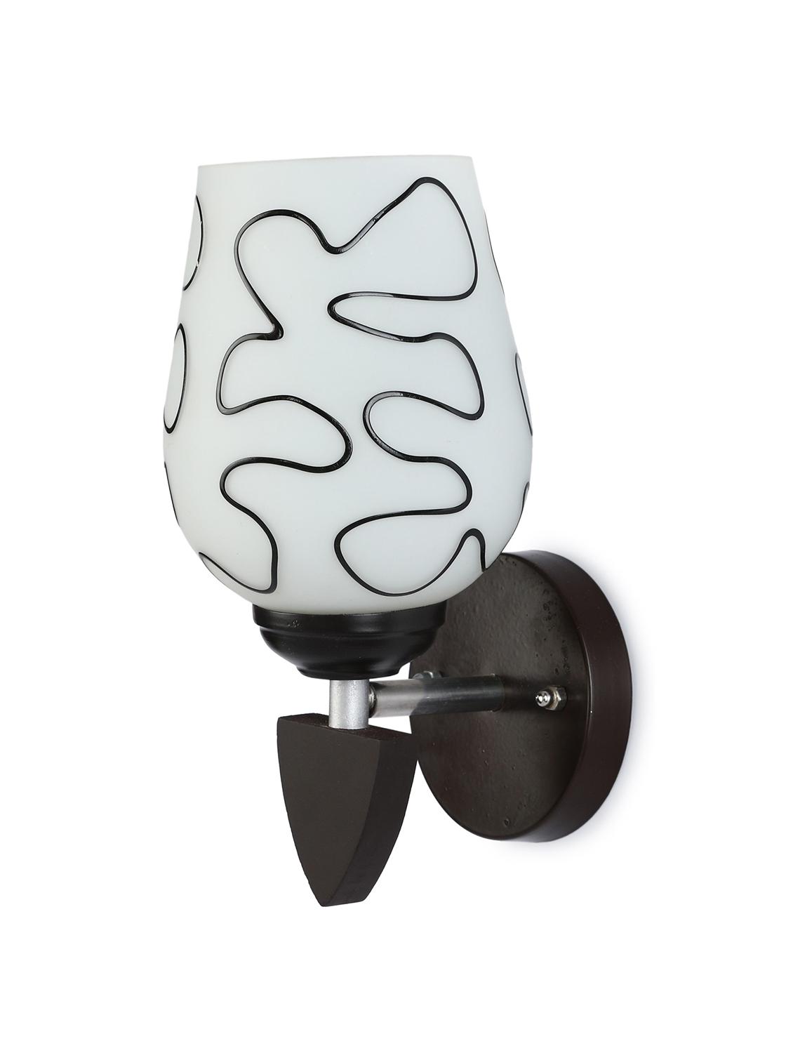 somil decorative wall lamp light glass wall light black - pack of 2 rt15 - 18365442 - Standard Image - 3