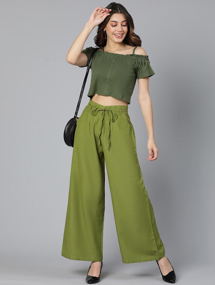 mid rise flared flat front trousers trouser - 18365727 - Standard Image - 3