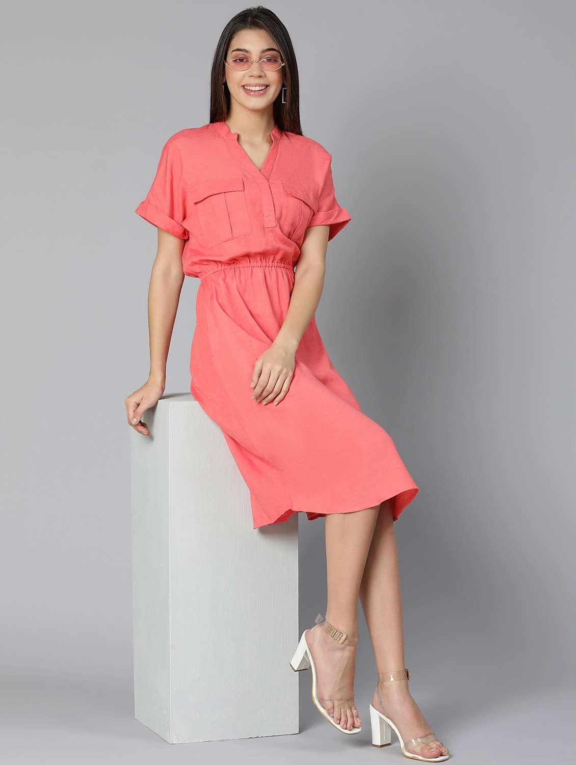 women's  solid dress - 18365739 -  Standard Image - 5