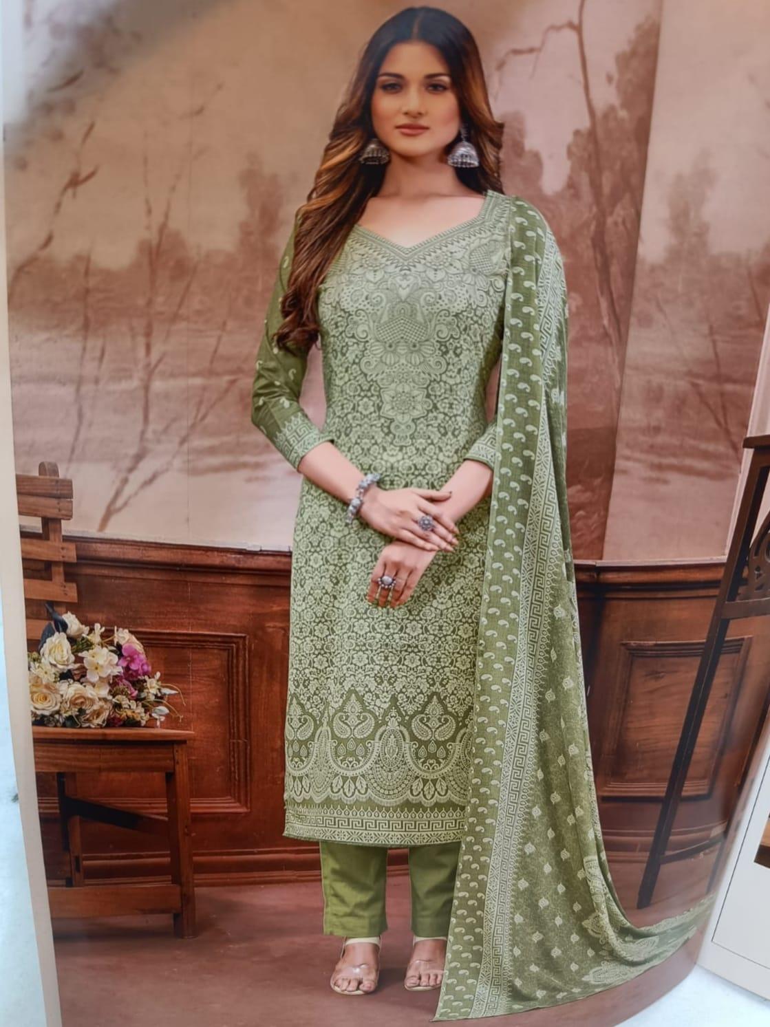 unstitched cotton suit set - 18366240 - Zoom Image - 0