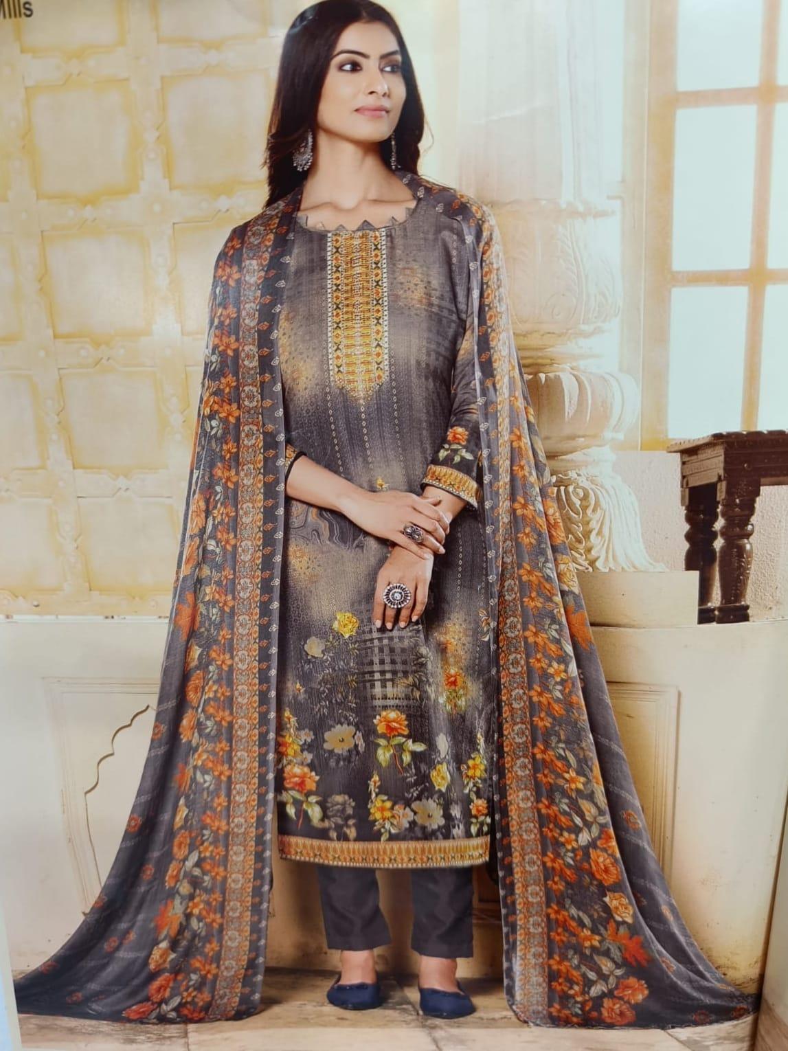 unstitched cotton suit set  - 18366242 -  Zoom Image - 0