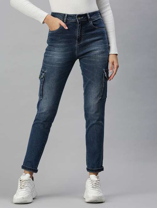 women's mid rise plain cargo  - 18366965 -  Standard Image - 0