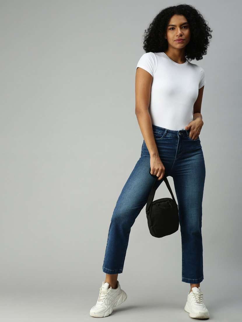 high-rise washed denim jean - 18366975 - Standard Image - 3