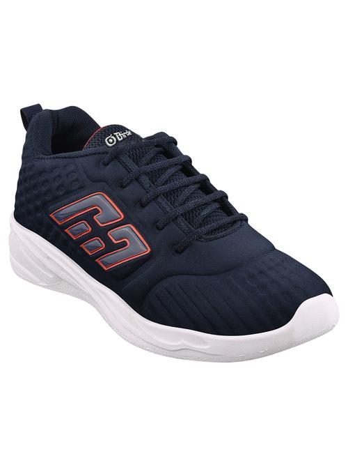 navy mesh sport shoes - 18367353 - Standard Image - 0