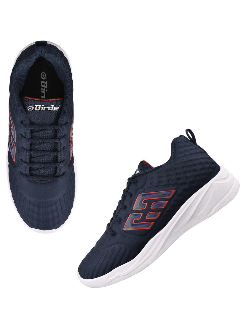 navy mesh sport shoes - 18367353 - Standard Image - 3