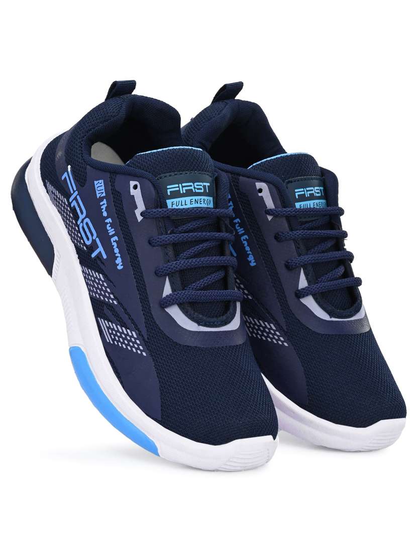blue mesh sport shoes - 18367363 -  Standard Image - 3