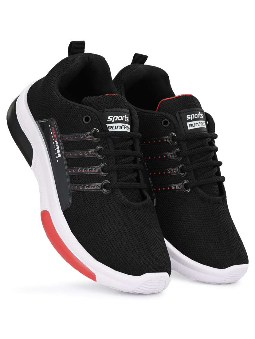 black mesh sport shoes - 18367369 -  Standard Image - 3