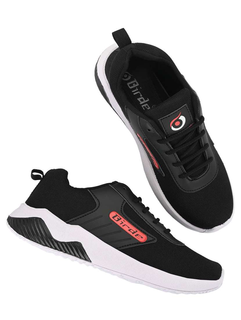 black mesh sport shoes - 18367390 -  Standard Image - 3