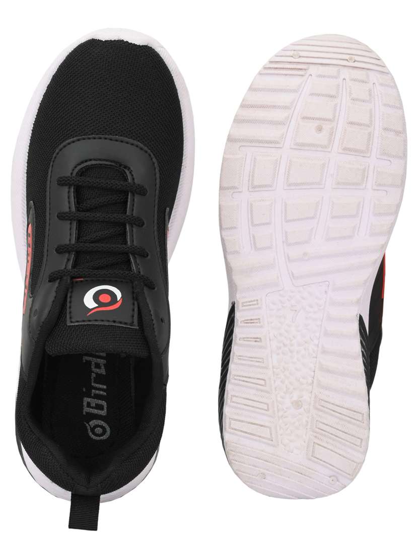 black mesh sport shoes - 18367390 -  Standard Image - 5