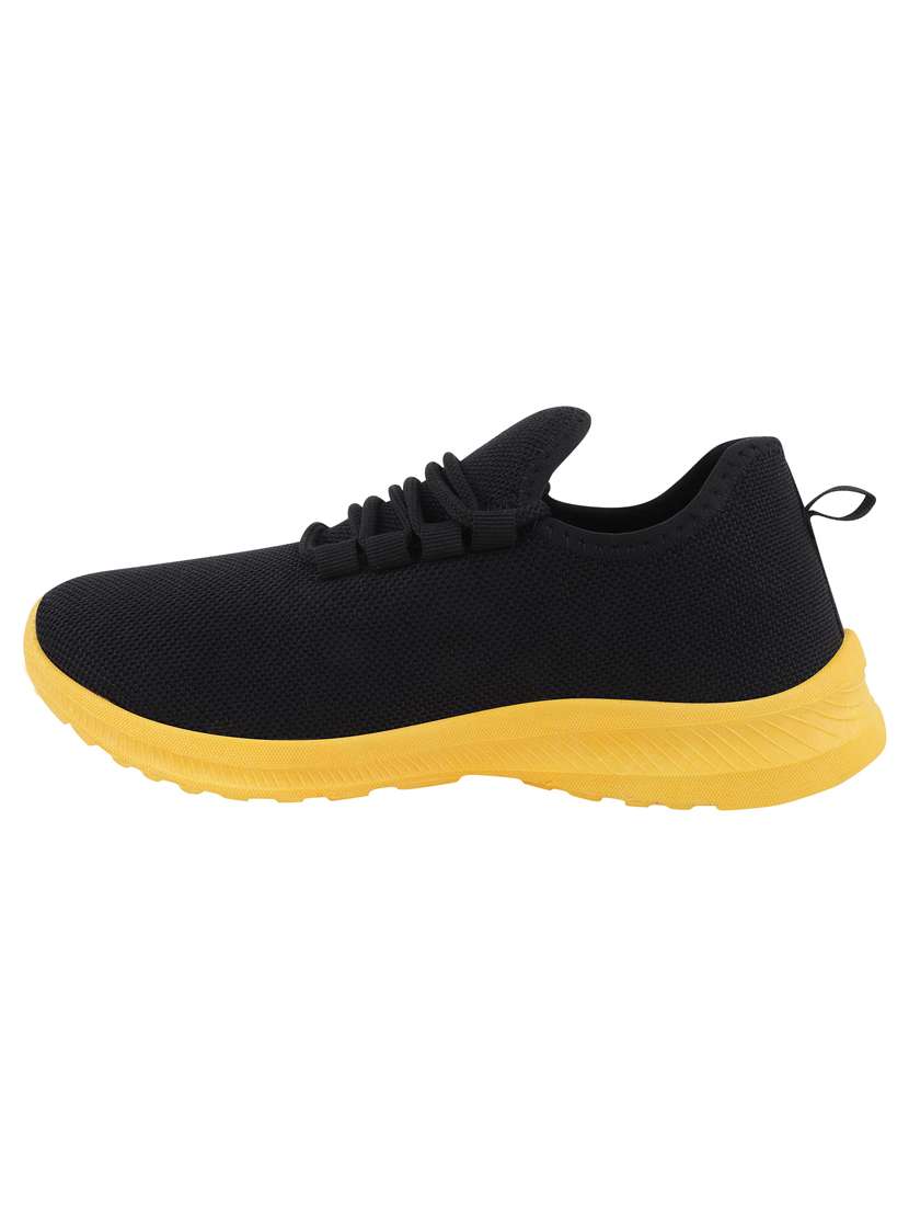 yellow canvas sport shoes - 18367398 -  Standard Image - 3