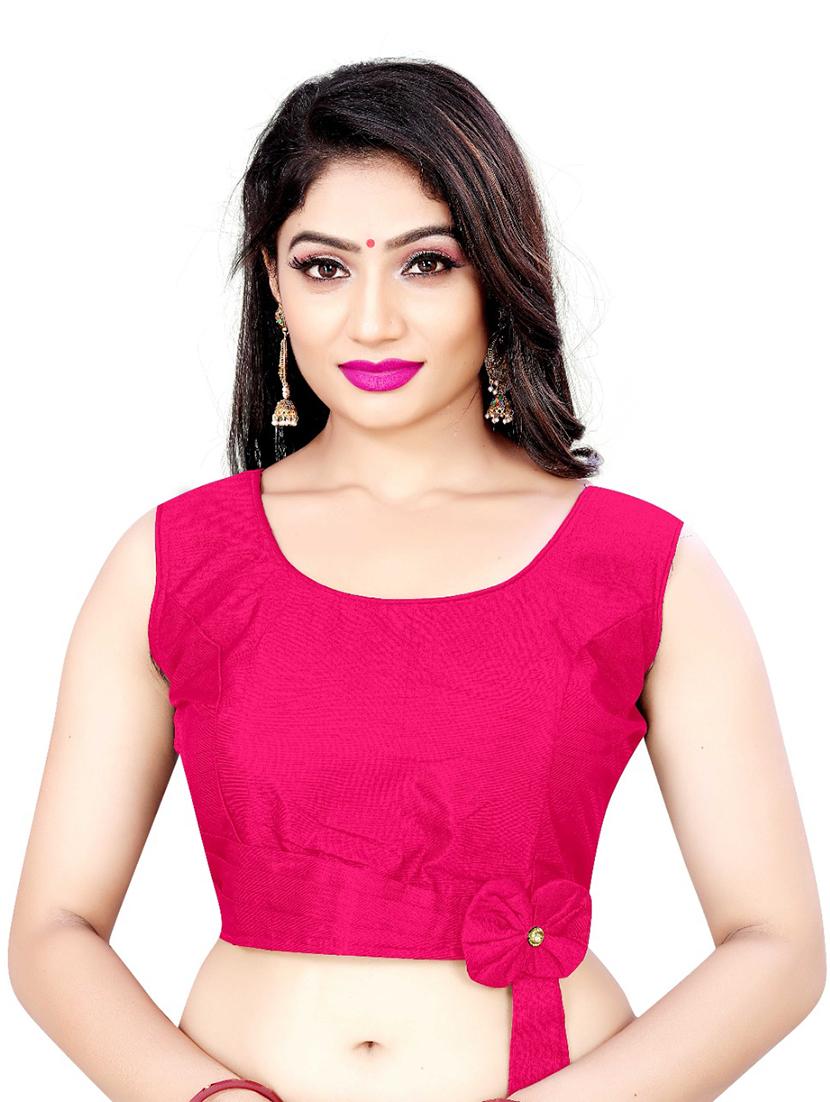 pink silk regular blouse - 18367474 - Zoom Image - 0