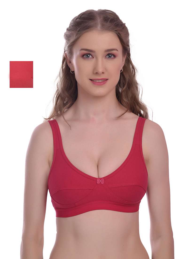 pack of 2 solid regular bra
