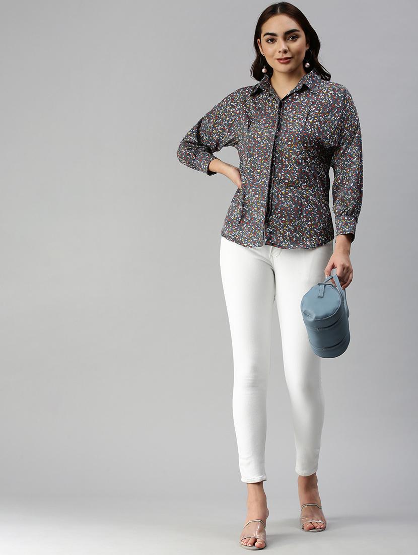 long sleeved printed regular shirt - 18367698 - Standard Image - 3