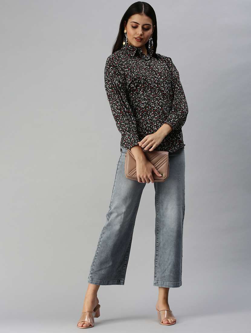 long sleeved printed regular shirt - 18367699 - Standard Image - 3