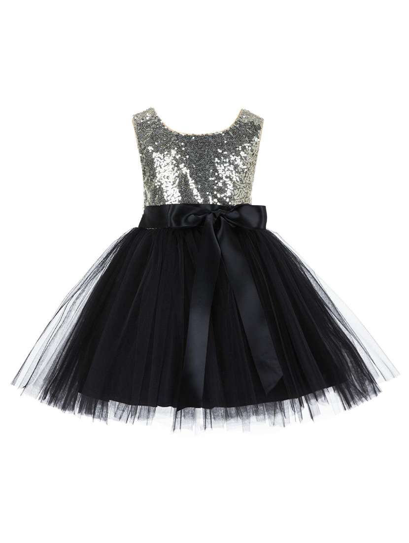 girls round neck sleeveless frock - 18368566 - Zoom Image - 0