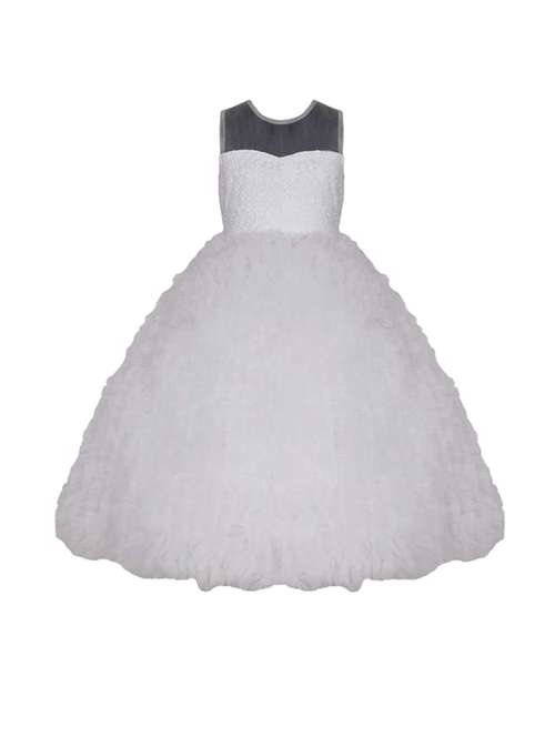 girls round neck sleeveless frock - 18368571 -  Standard Image - 0