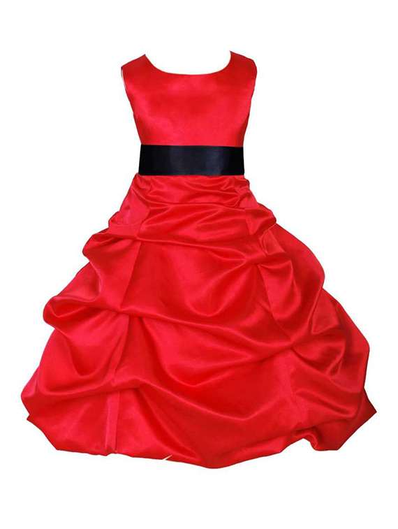 girls round neck sleeveless frock - 18368646 -  Zoom Image - 0