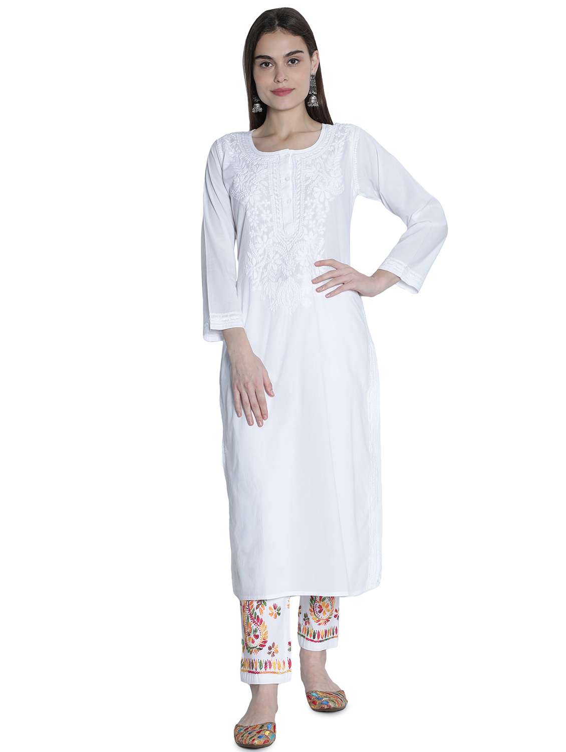 women's straight kurta - 18369025 - Zoom Image - 0