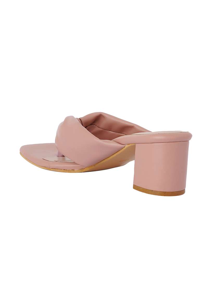 pink synthetic slip on sandals - 18369153 -  Standard Image - 3