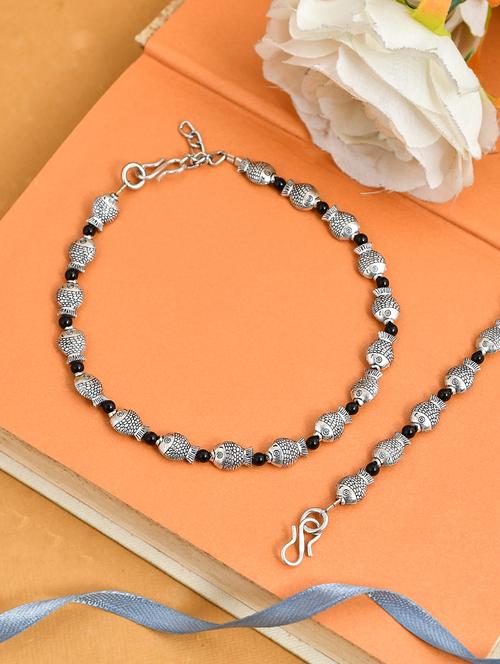 turquoise blue silver bird anklets - 18369867 -  Standard Image - 0