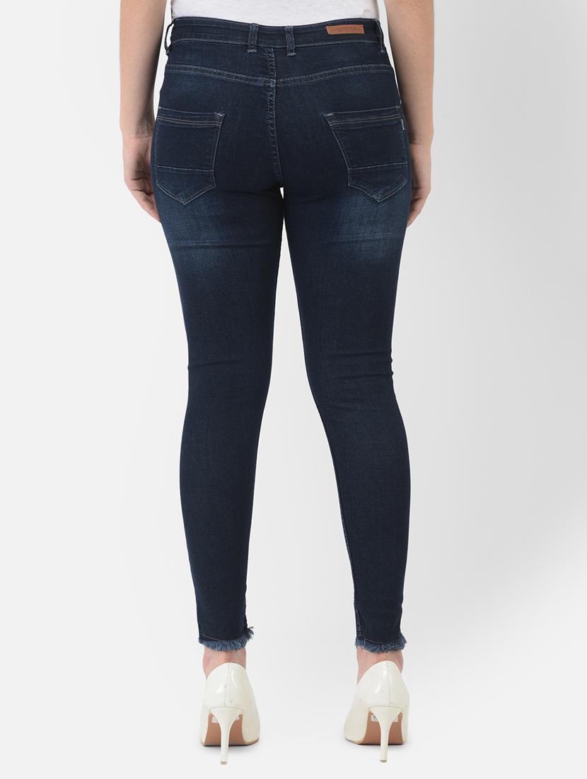 women's slash knee skinny fit jeans - 18370242 - Standard Image - 3